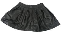 Čierna koženková sukňa Matalan