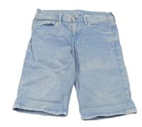Světlemodré riflové kraťasy H&M