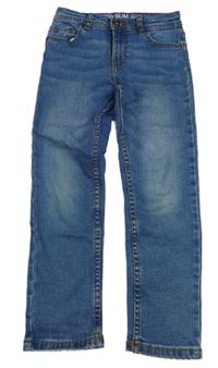 Modré slim rifle Denim Co.