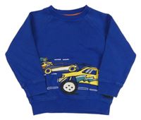 Tmavomodrá mikina s autami F&F