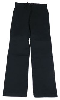 Černé plátěné chino kalhoty Amazon