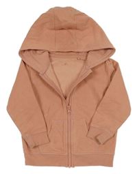 Broskvová prepínaci mikina s kapucňou George