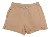 Svetloružové teplákové kraťasy Manguun