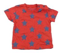 Jahodovo-tmavomodré tričko s hvězdami Early Days