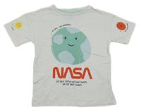 Bílé tričko s planetami - NASA