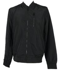 Pánský černý šusťákový bomber H&M