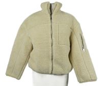 Dámska béžová huňatá bunda New Look