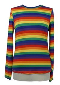 Dámské barevně pruhované triko Shein 