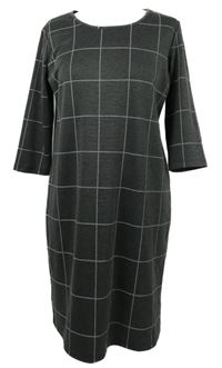 Dámské šedé kostkované šaty Esmara 