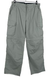 Dámské šusťákové outdoorové kalhoty s kapsami C&A vel. 36/30