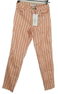 Nové - Dámské světlerůžovo-bílé skinny rifle Summum 