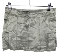 Dámska sivá sukňa s vreckami H&M
