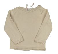 Světlebéžový lehký svetr H&M