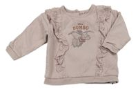 Růžová mikina s Dumbem George