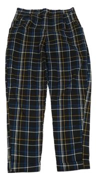 Čierno-farebné kockované nohavice New Look