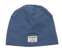 Modrá bavlněná čepice H&M