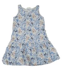 Bílé bavlněné šaty s Frozenm H&M