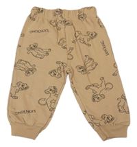 Hnědé tepláky se Simbou Disney