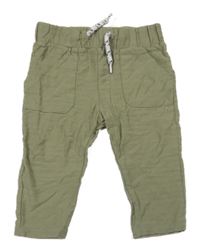 Zelené ľahké tepláky C&A