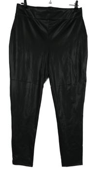 Dámské černé potažené legíny Lipsy London