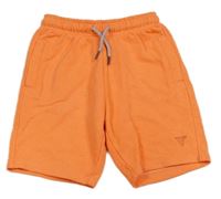 Oranžové teplákové kraťasy s potlačou Next