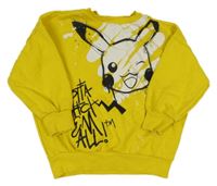 Žltá mikina s Pikachu