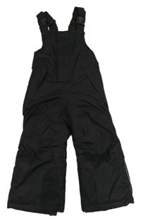 Černé šusťákové funkční laclové oteplovačky Lupilu