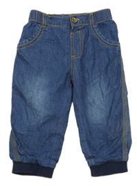 Modré podšité cuff rifle George