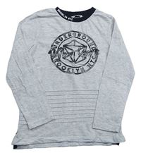 Sivé tričko s potlačou zn. Pep&Co