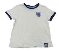 Bílé fotbalové tričko - England