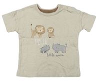 Béžové tričko so zvieratkami George