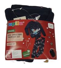 Nové - 2set - Tmavomodrá tepláková souprava s dinosaury Lupilu
