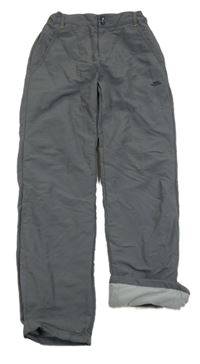 Nové - Šedé šusťákové podšité outdoorové kalhoty Trespass