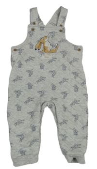 Šedé laclové tepláky se zajíčky Tu