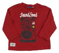 Červené triko s nápisem Original Marines