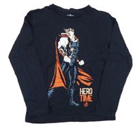 Tmavomodré tričko s Thorem Marvel