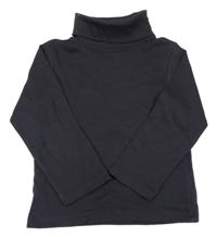 Antracitové triko s rolákem H&M