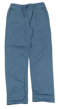 Modrošedé slim nohavice Denim Co.