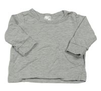 Sivé melírované tričko H&M