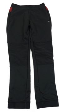 Čierno-tmavočervené thermo tepláky