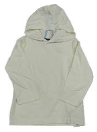 Bílé triko s kapucí Kids