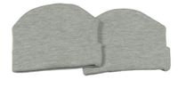 2x - Sivá melírovaná čapica