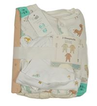 Nové - 3x - Overal PRIMARK + 1x - čepice se zvířátky a oušky Next