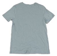 Světlemodrošedé melírované tričko H&M