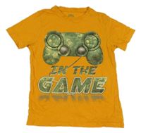 Pomerančové melírované tričko s ovladači F&F