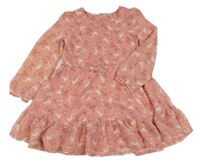 Ružové šaty s jednorožcami a duhami