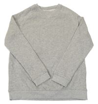 Sivá melírovaná mikina PRIMARK