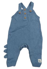 Modré pletené laclové tepláky s ostny Mothercare