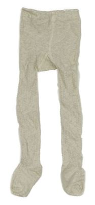 Svetlosivé melírované vzorované pančuchy H&M