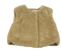 Hnedá kožušinová podšitá vesta Mayoral